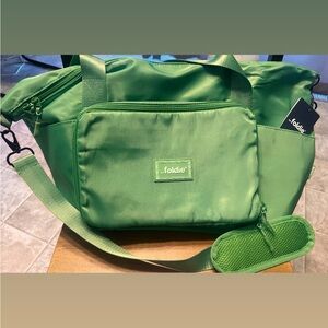 Foldie Green Shoulder Bag for Women
